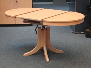 Runder Tisch mit Klappeinlage-image